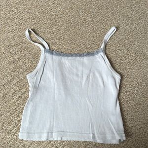 Brandy Melville Lace Trim Tank Top